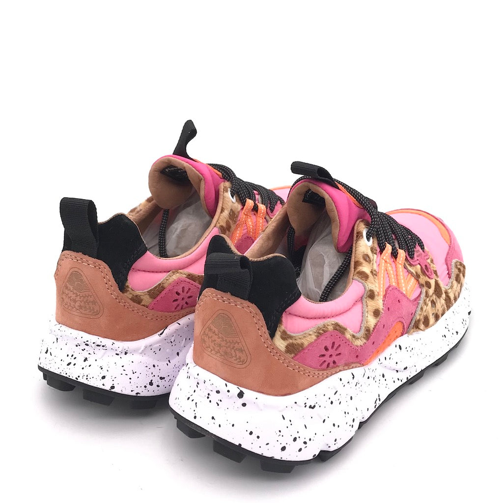Sneakers Yamano suede pony fuxia multi
