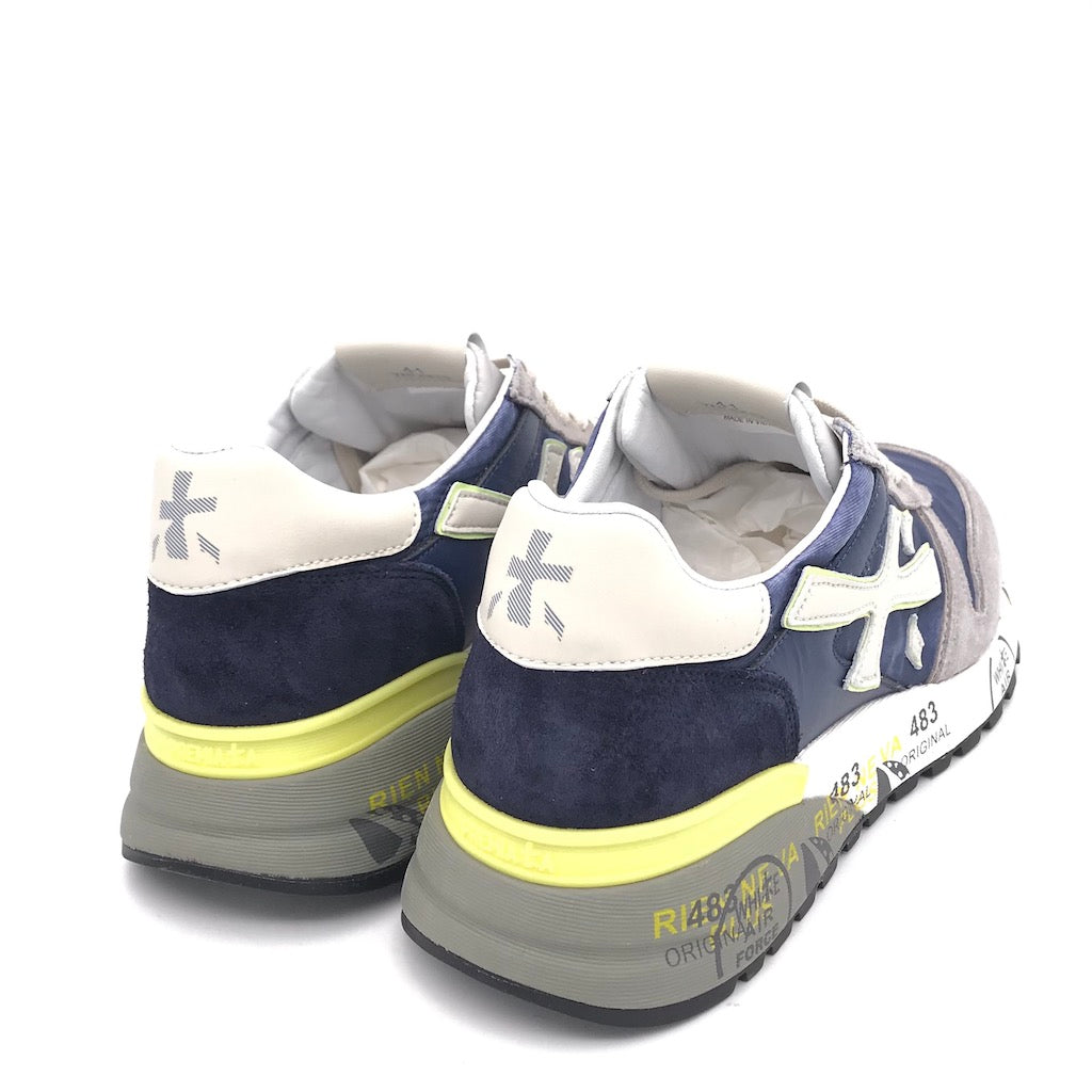 Sneakers Mick grigio-blu