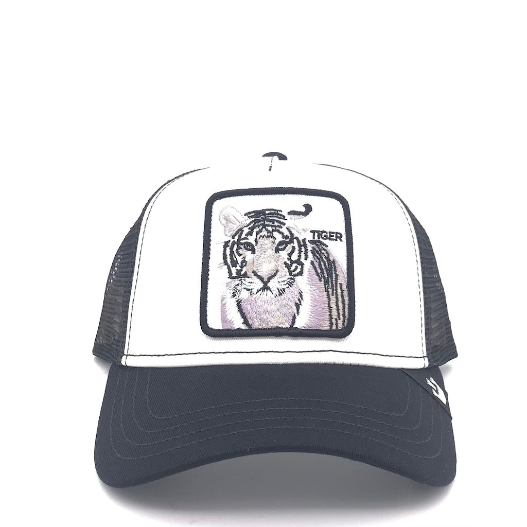 Cappellino Tiger nero-bianco
