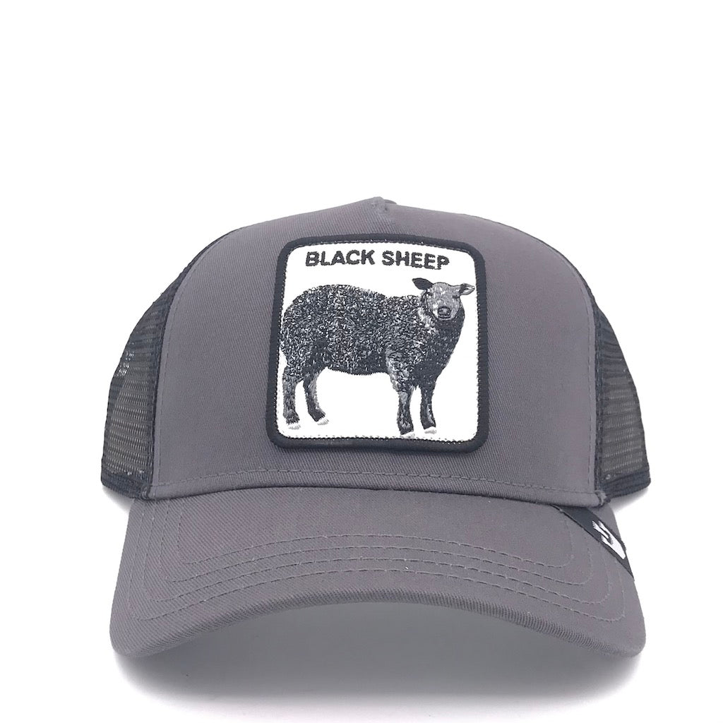 Cappellino Black sheep grigio-nero