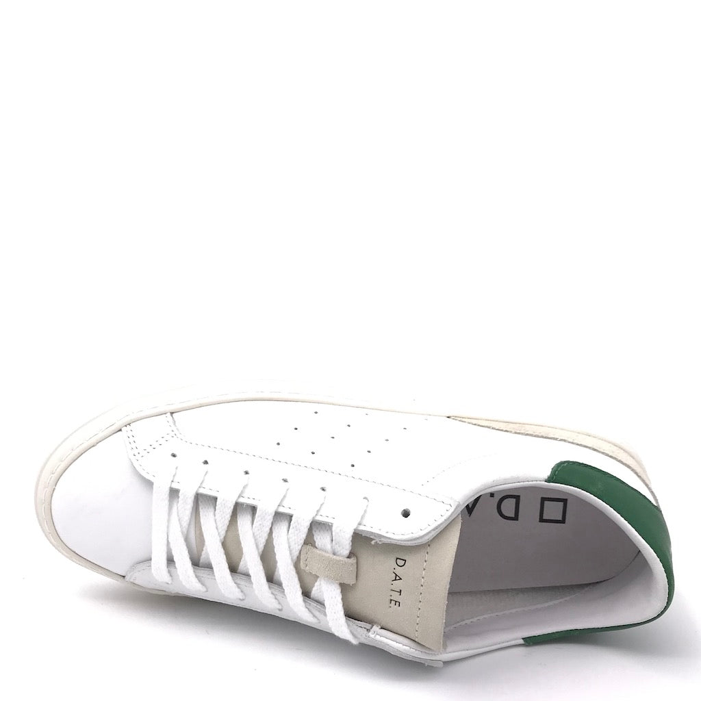 Sneakers Sonica calf white-green