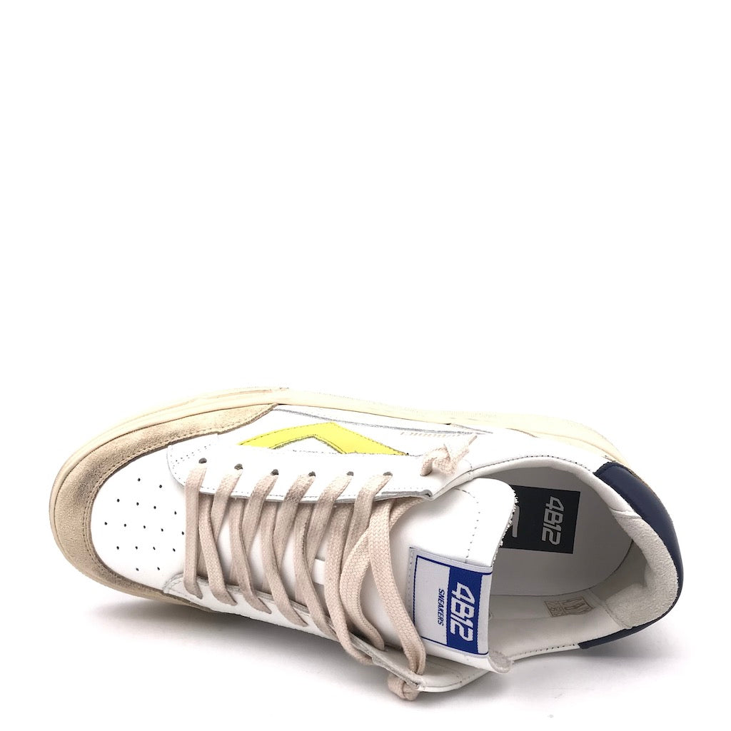 Sneakers Kyle bianco-beige-navy