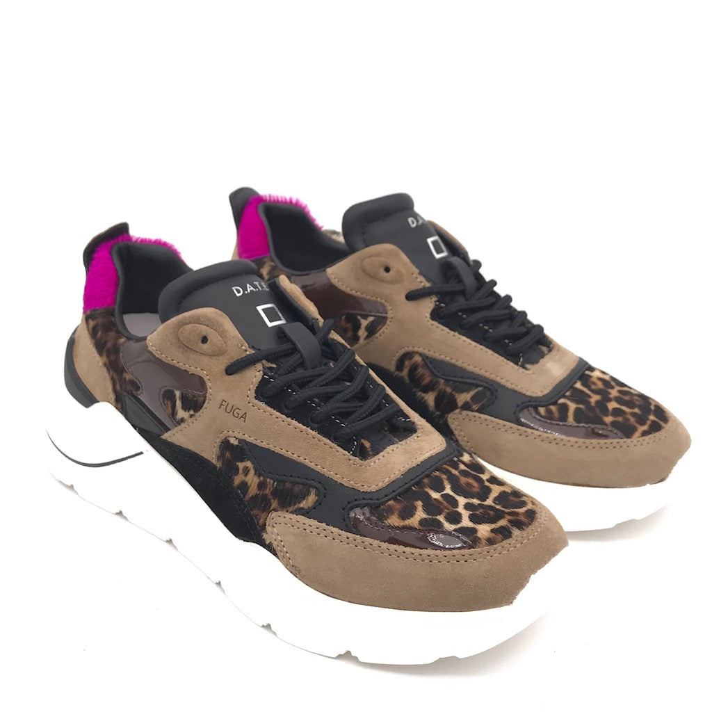 Sneakers Fuga Pony leopard-black