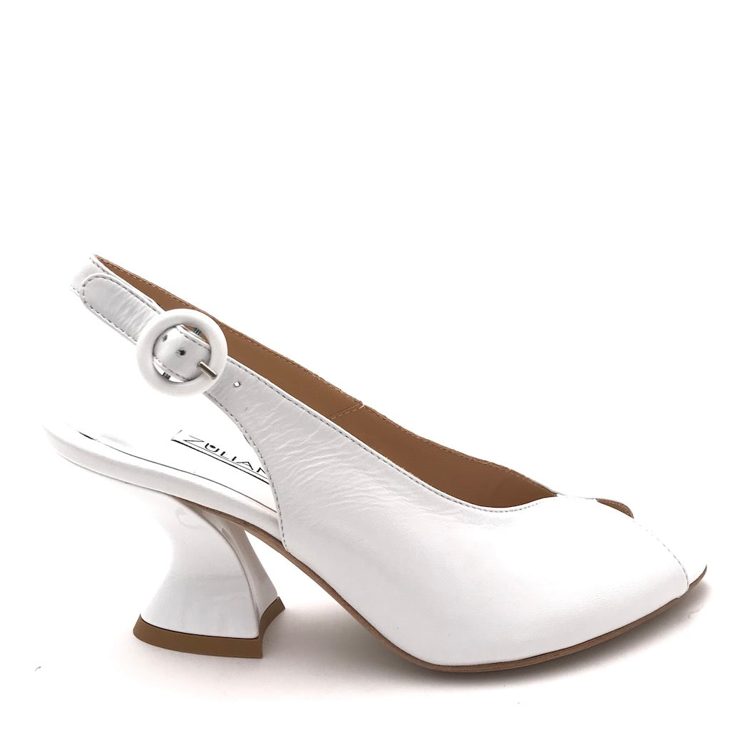 Sandalo Rosa in naplak bianco