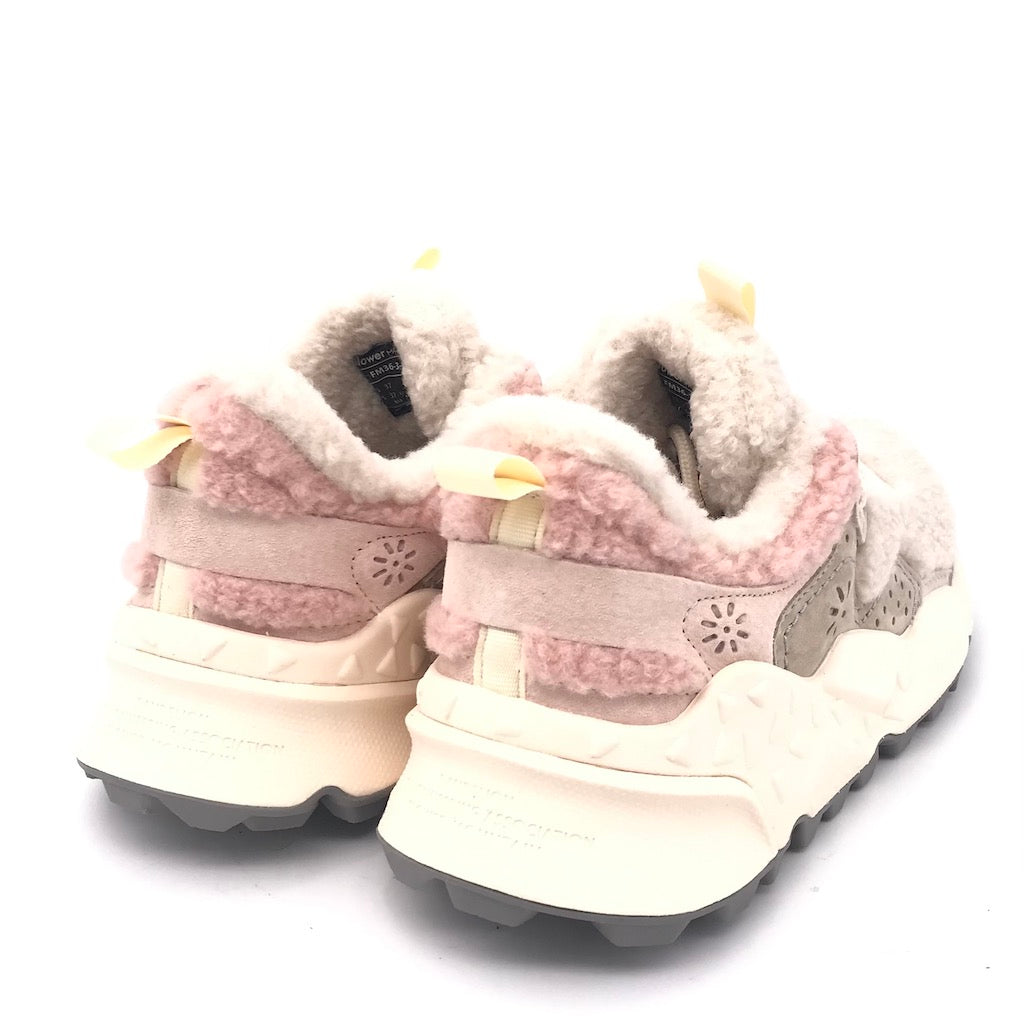 Sneakers Kotetsu suede/teddy off white-pink