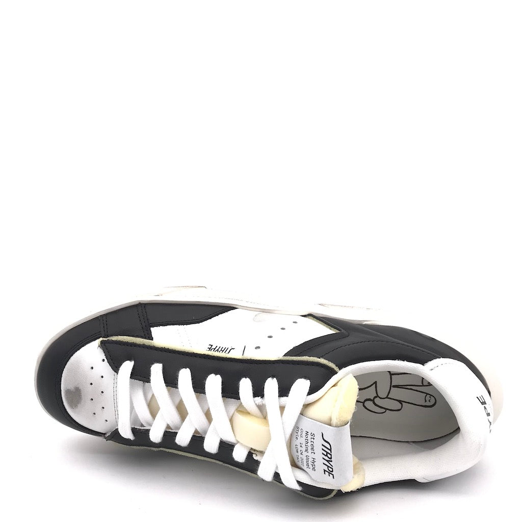 Sneakers Low tail bianca-nera