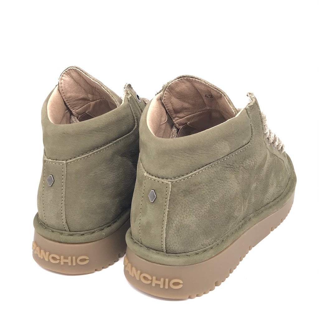 Ankle boot nabuk military green