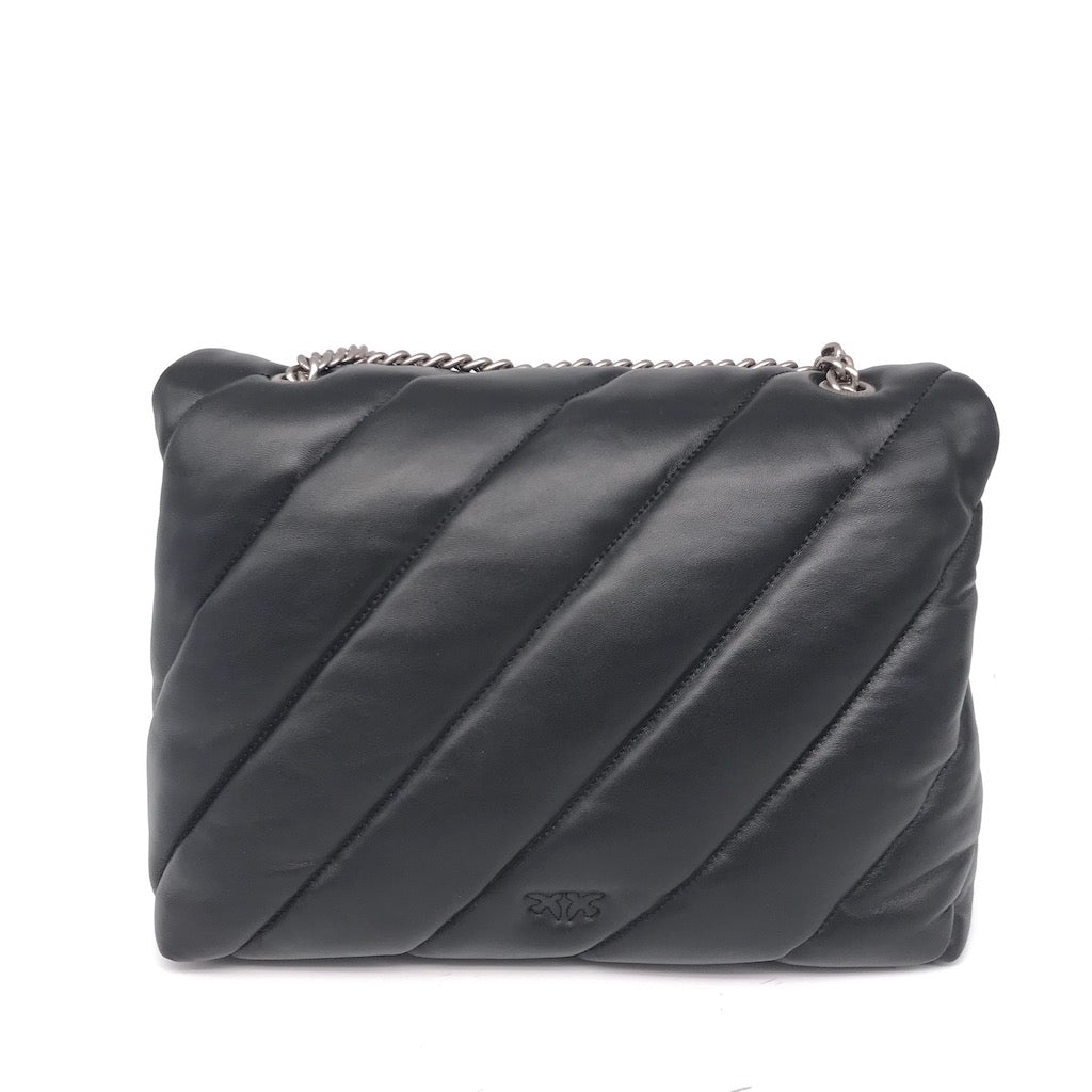 Maxi Classic love bag puff maxi quilt nero