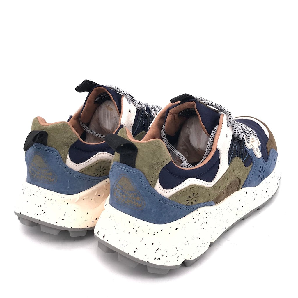 Sneakers Yamano 3 suede navy-marrone