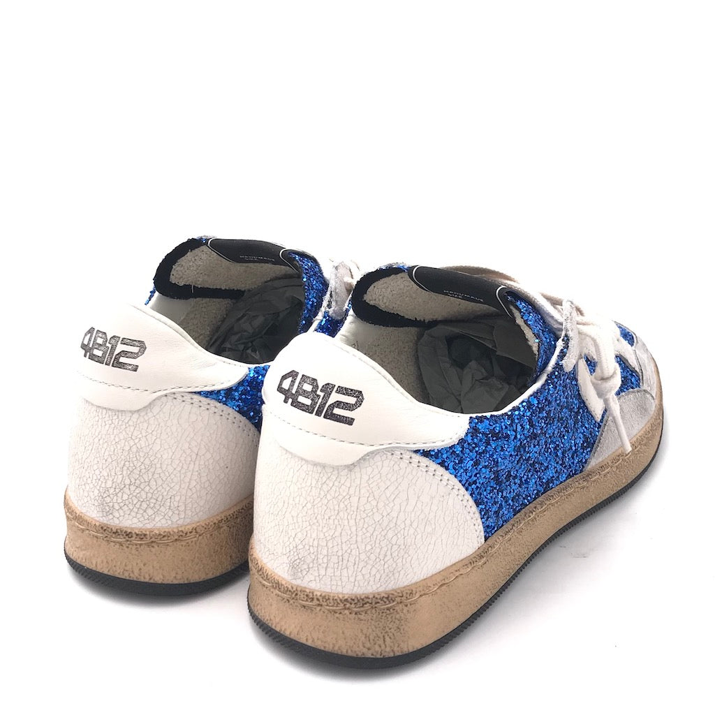 Sneakers Play new glitter azzurro