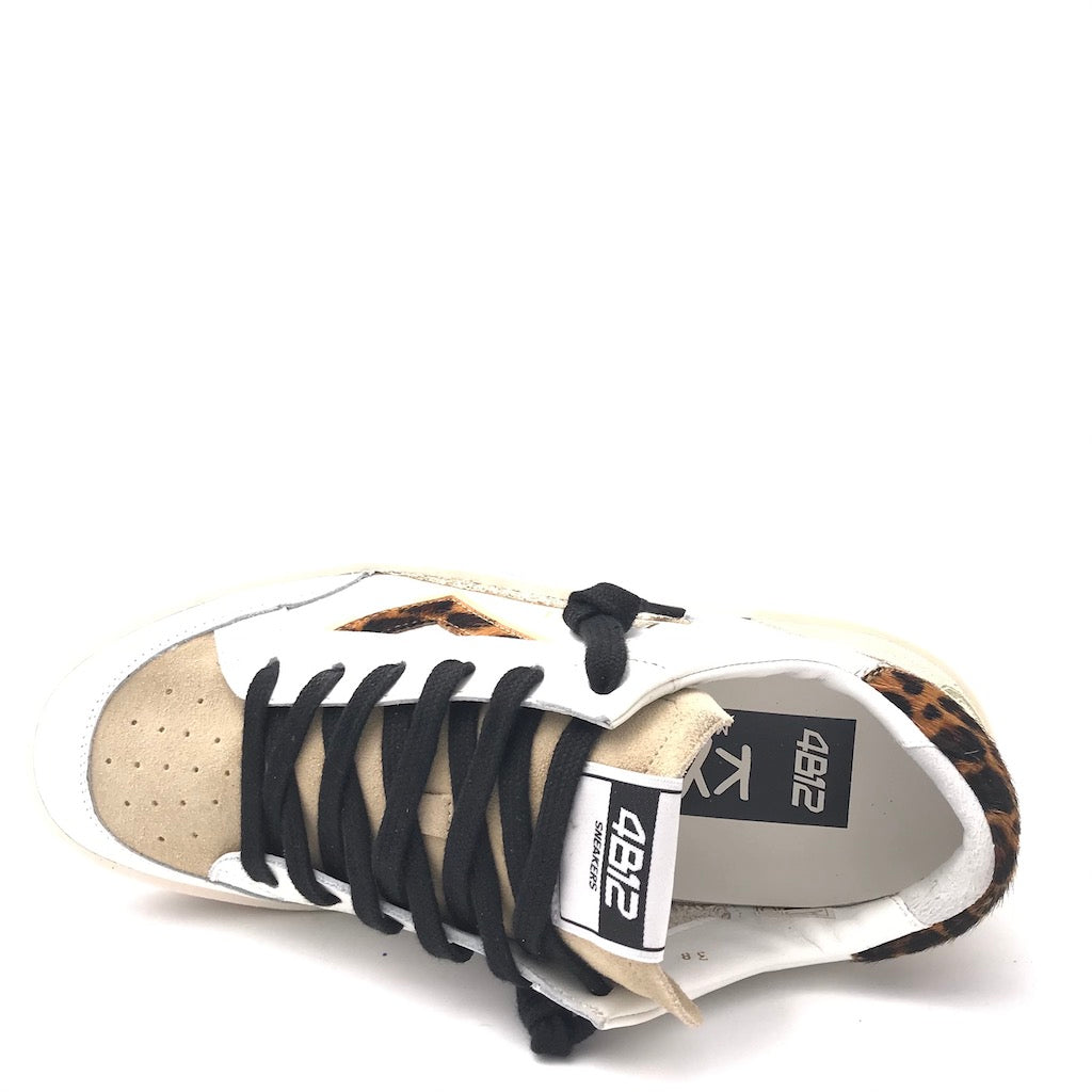 Sneakers Kyle bianco/beige leo