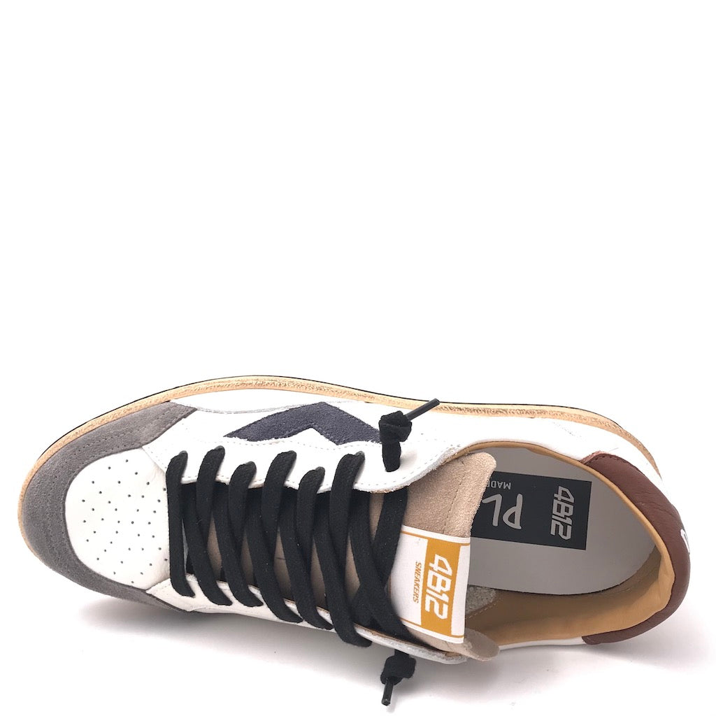 Sneakers Play new bianco-marrone-blu