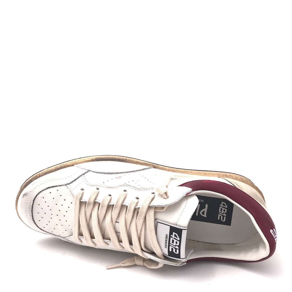 Sneakers Play new bianco-rubino