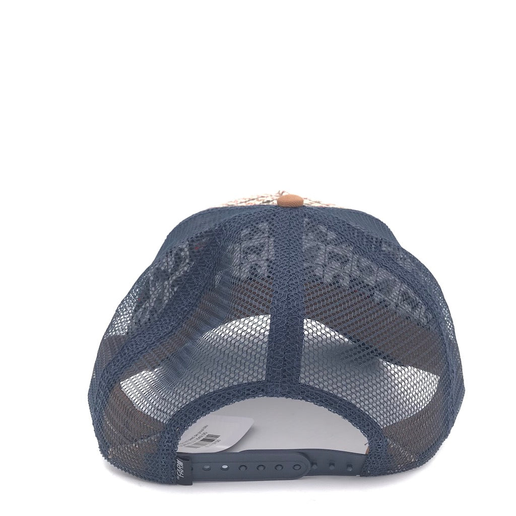 Cappellino g.o.a.t pied de poul blu