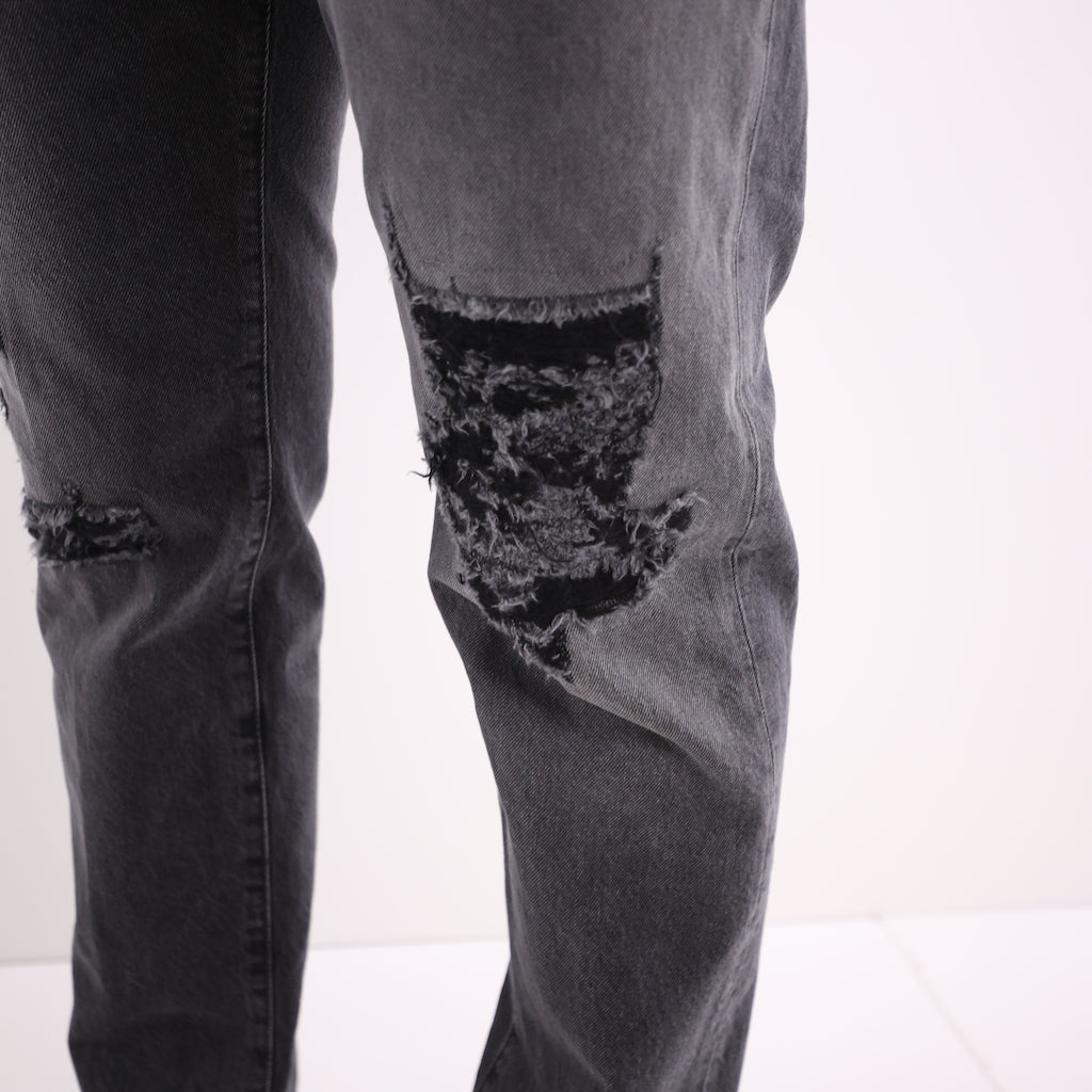 Jeans Rico grigio slavato rotture