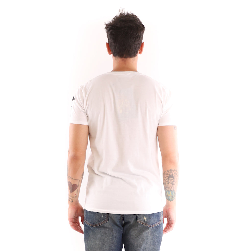 T-shirt 14 girocollo bianca