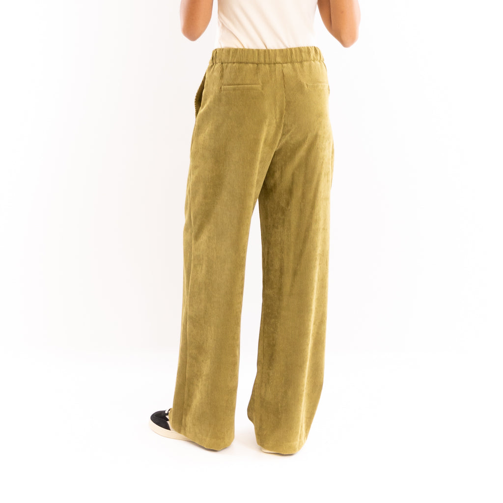 Pantalone Pefixi velluto olio