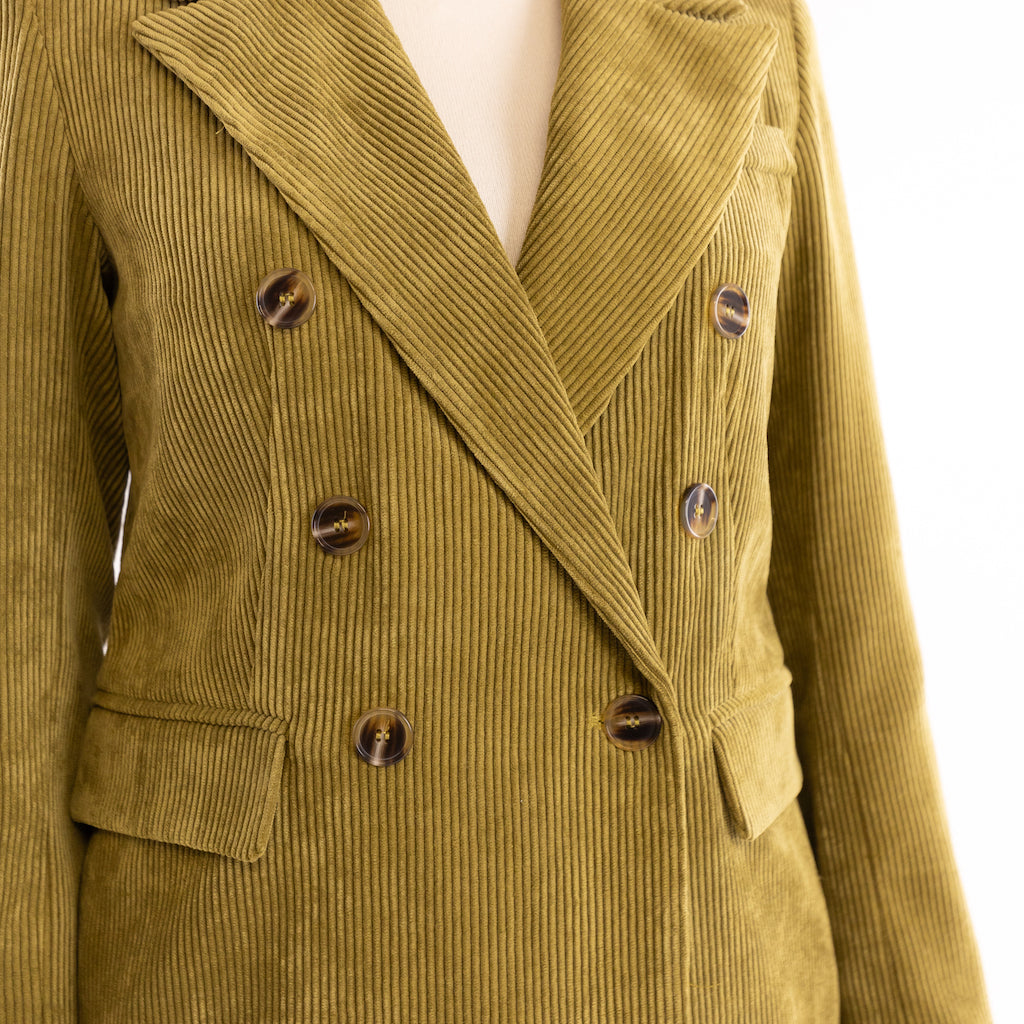 Blazer Efixi velluto olio