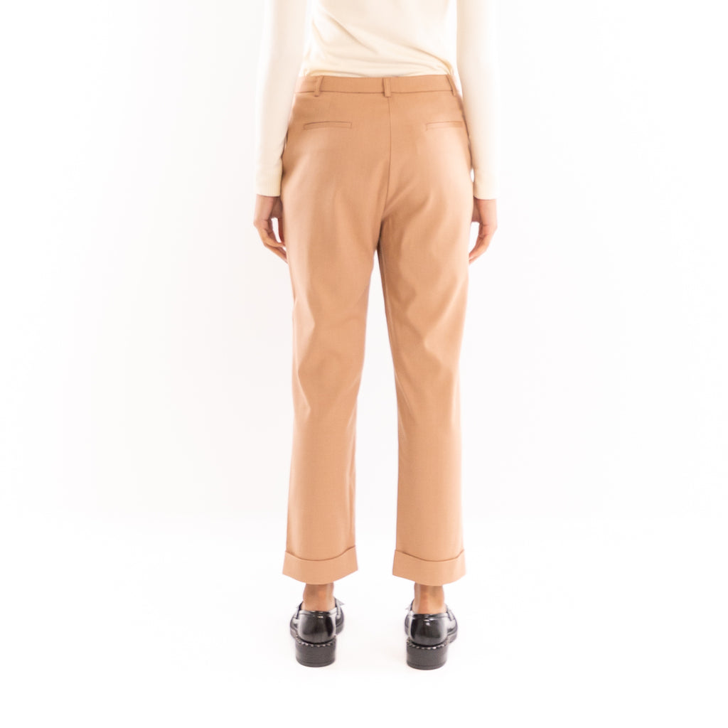 Pantalone Pulika in flanella beige