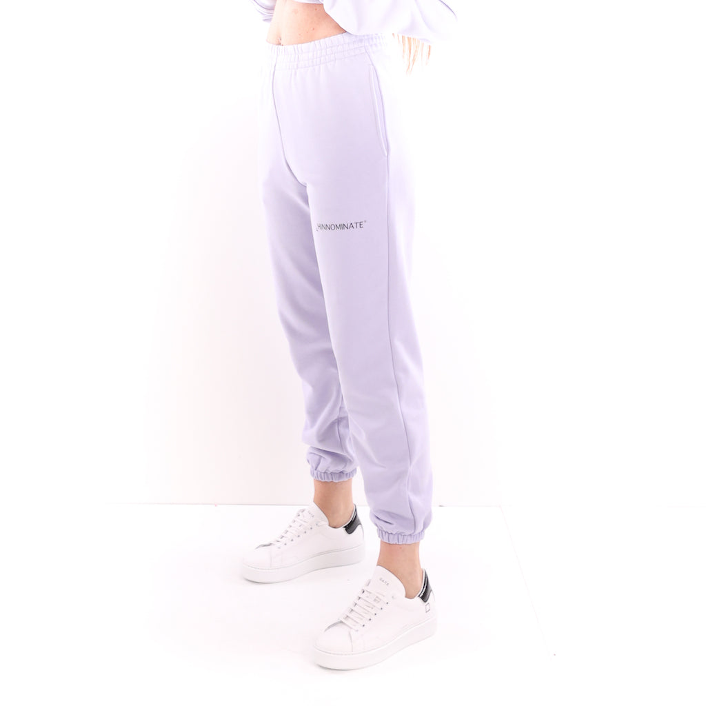 Pantalone in felpa color lilla