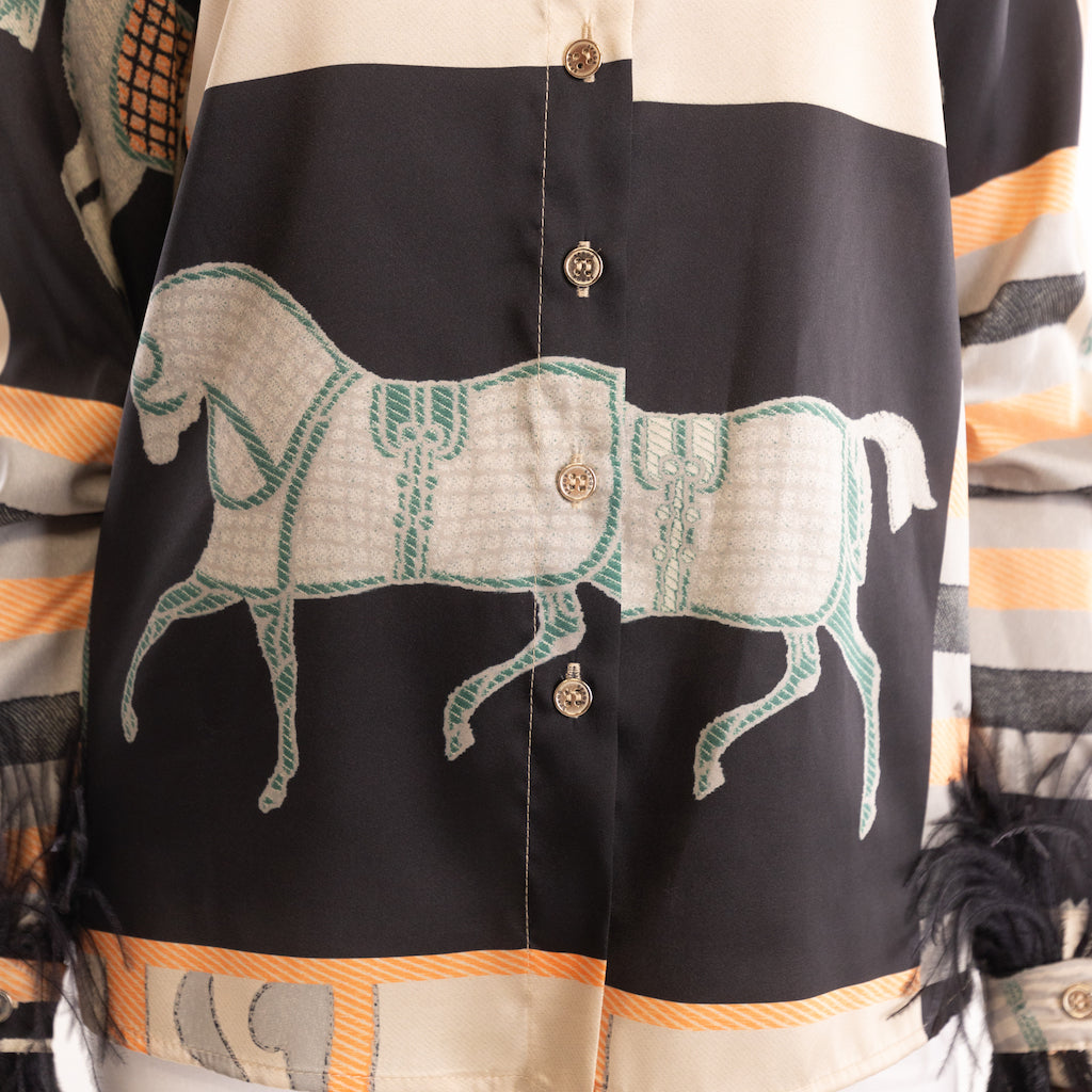 Camicia horse black