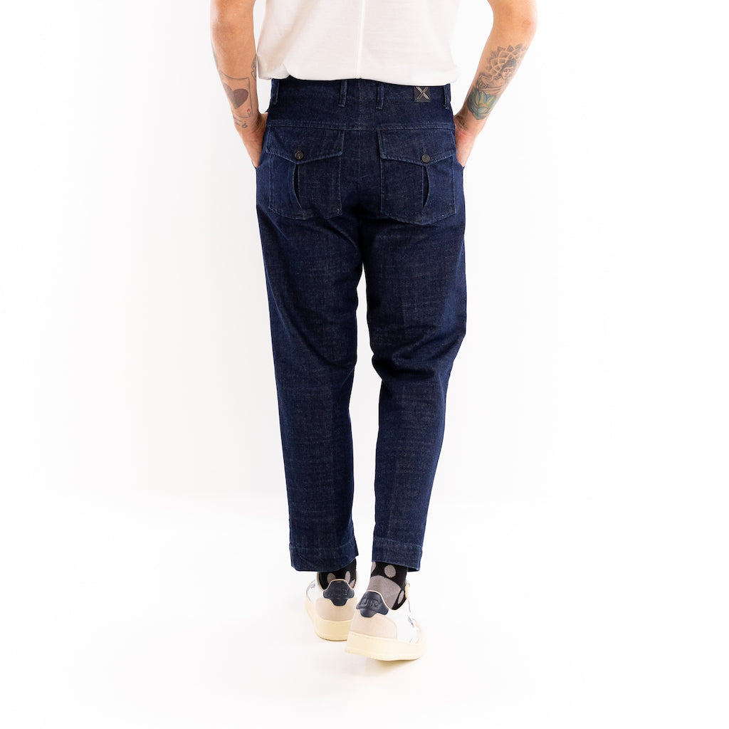 Pantalone danim blu