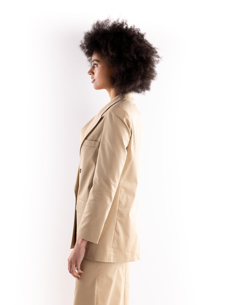 Blazer donna over zenzero EVIRO 1582 H2O 