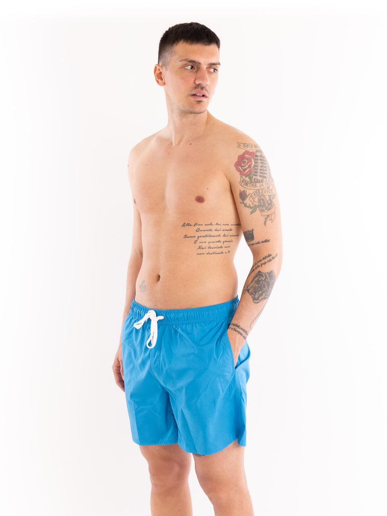 Boxer mare in nylon turchese water print H33118 13 SUN 68 
