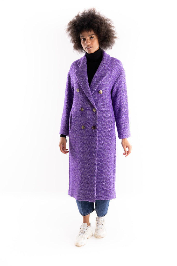 Cappotto over Giada lilla GIADA LILLA BOTTEGA MARTINESE 