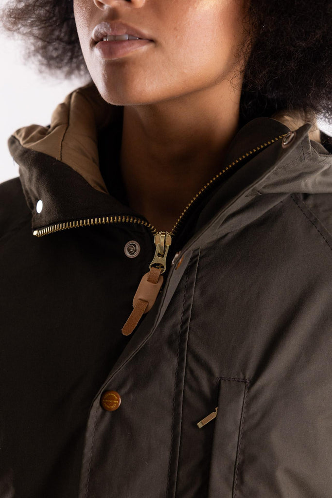 New woman mountain parka chocolate 8620W MARRONE MANIFATTURA CECCARELLI 