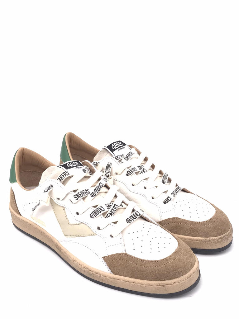 Sneakers uomo Play new bianco-verde PLAY NEW U103BIANCO/VERDE 4B12 