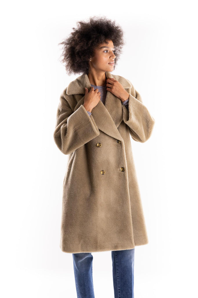 Cappotto Rosalia teddy beige 2523456012200 005BEIGE MARELLA 