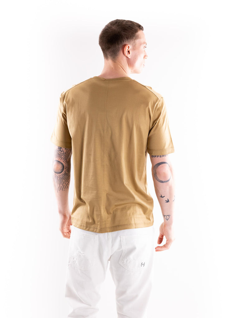T-shirt uomo in  jersey color sabbia F171 SABBIA PAOLO PECORA 