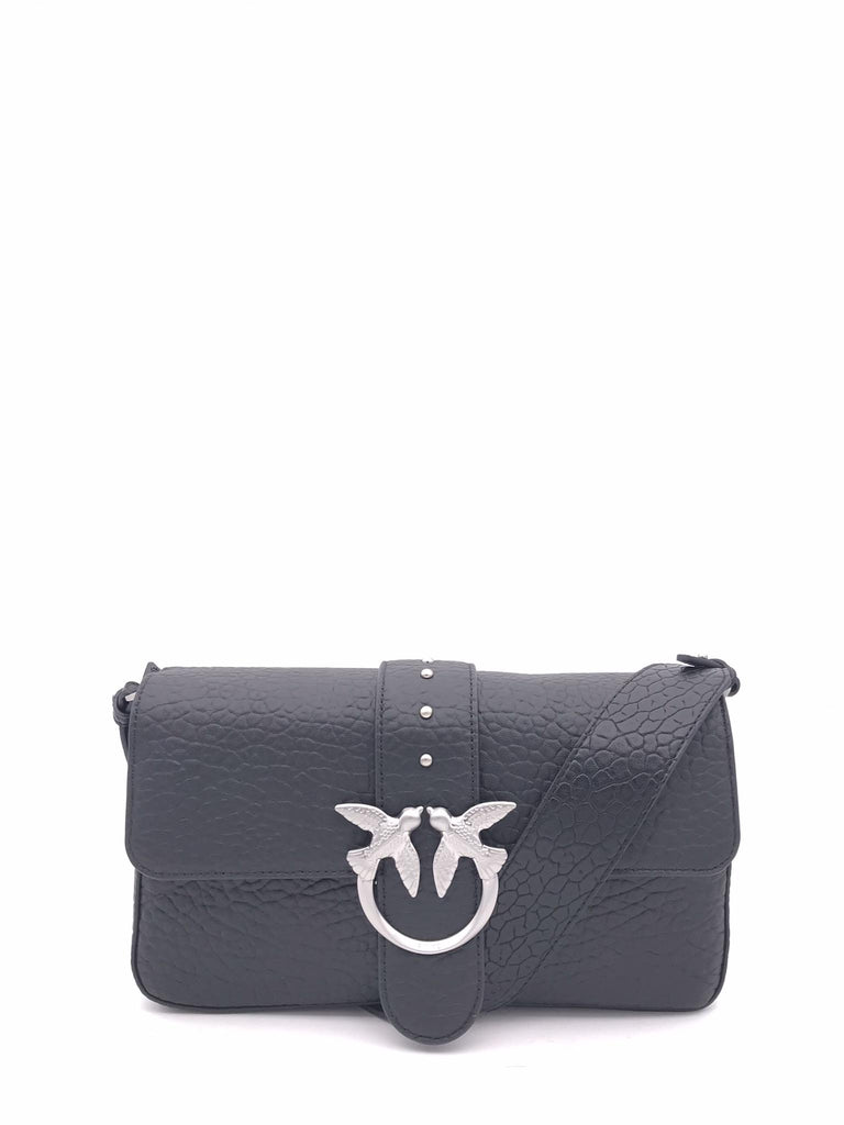 Borsa love one classic slouchy nera 104524 A2JUNERO PINKO 