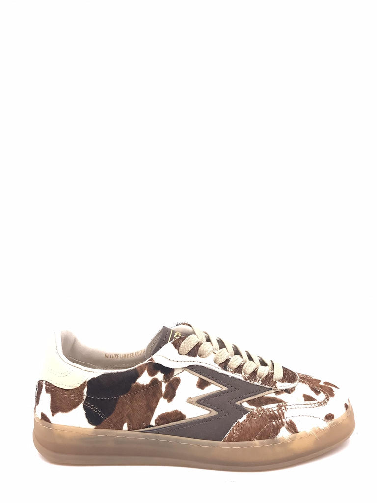 Sneakers club in cavallino marrone-bianco CL120 MARRONE-BIANCO MOACONCEPT 