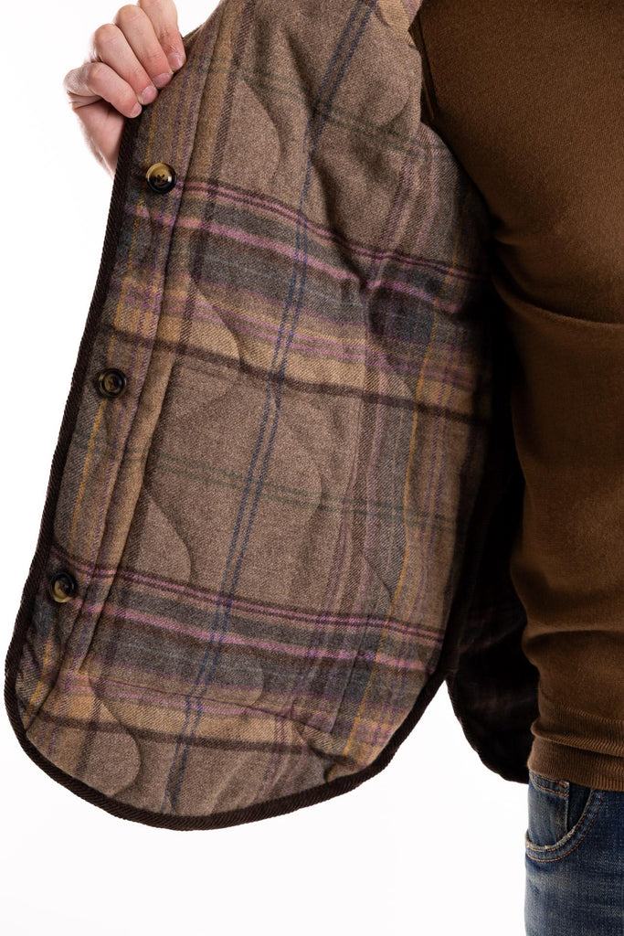 Gilet smanicato verde militare FW250167A VERDE MILITARE IN THE BOX 