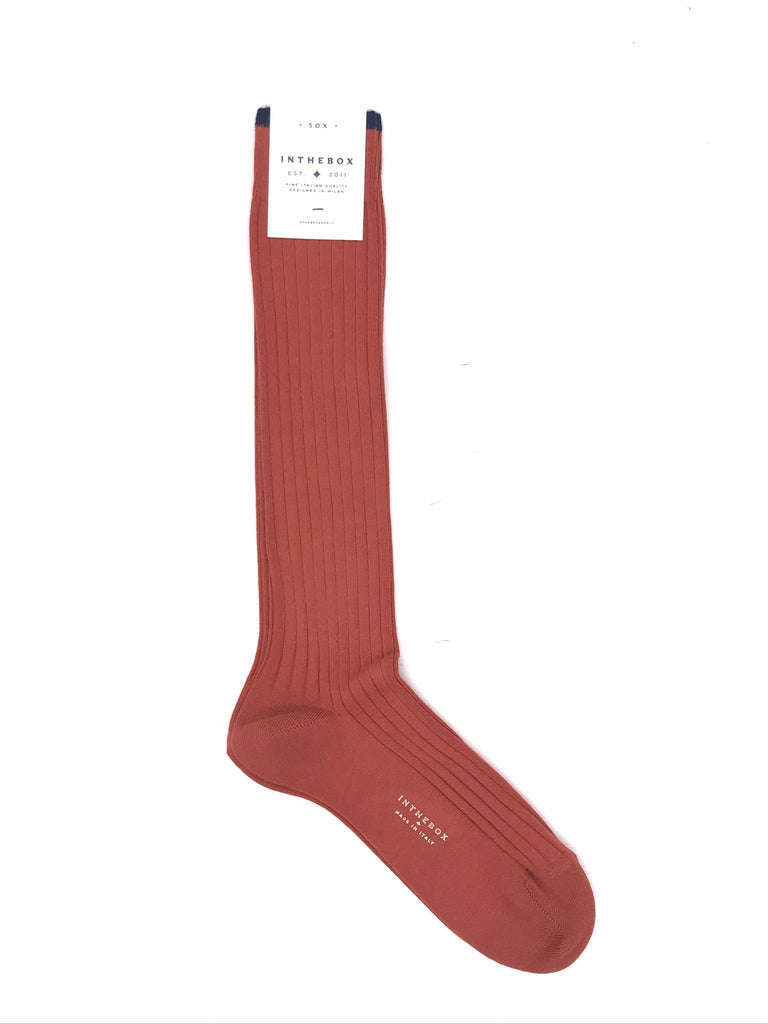 Calzino lungo basic mattone FW250047 MATTONE IN THE BOX 