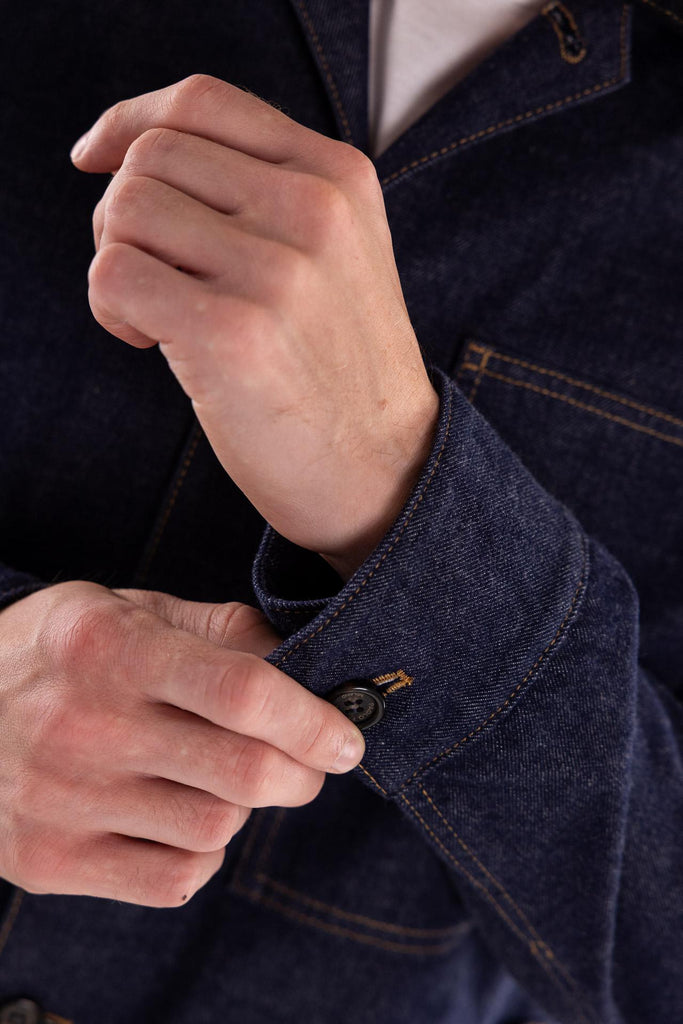 Giacca work in jeans blu O151 BLU PAOLO PECORA 