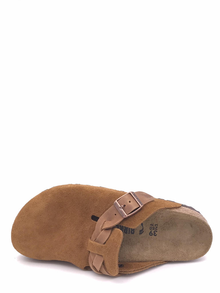 Ciabatta Boston braided mink