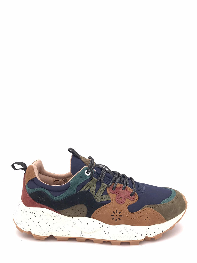 Sneakers yamano 3 marrone-blu YAMANO 3 MAN 2B32MARRONE-BLU FLOWER MOUNTAIN 