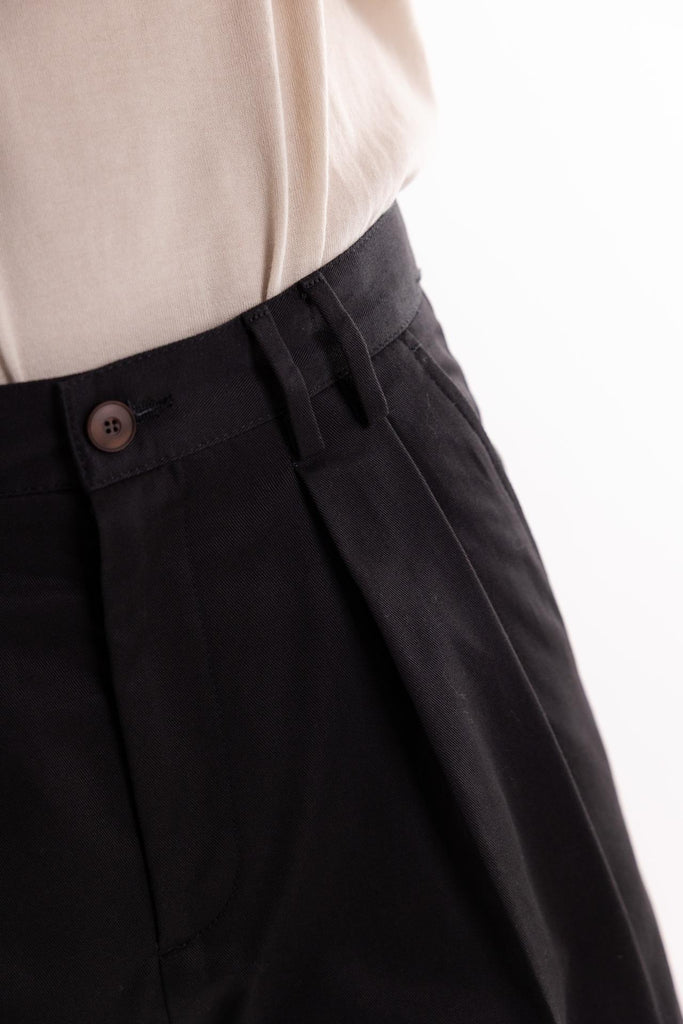 Pantalone doppia pence nero 0F1F2W5P016 NERO OUTFIT 