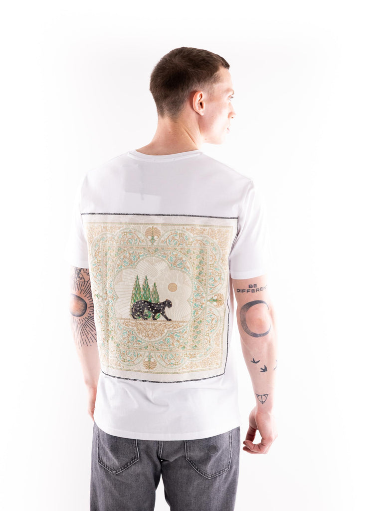 T-shirt uomo Diamond panther  bianca MAN/SUPERICON DIAMOND PANTHERBIANCO BASTILLE 