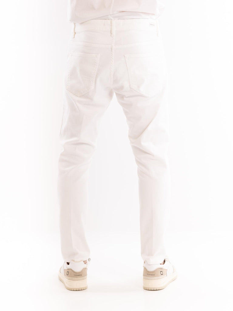 Jeans uomo modello Yaren bianco rotture M2S4013 DTFFABIANCO DON THE FULLER 