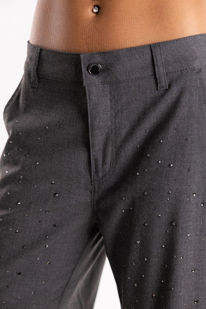 Pantalone cargo antracite strass 17FW25 ANTRACITE ROSSANO PERINI 