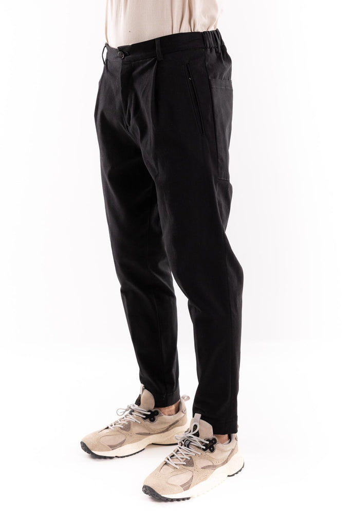 Pantaloni uomo il Palazzo nero OF1F2W3P023 NERO OUTFIT 