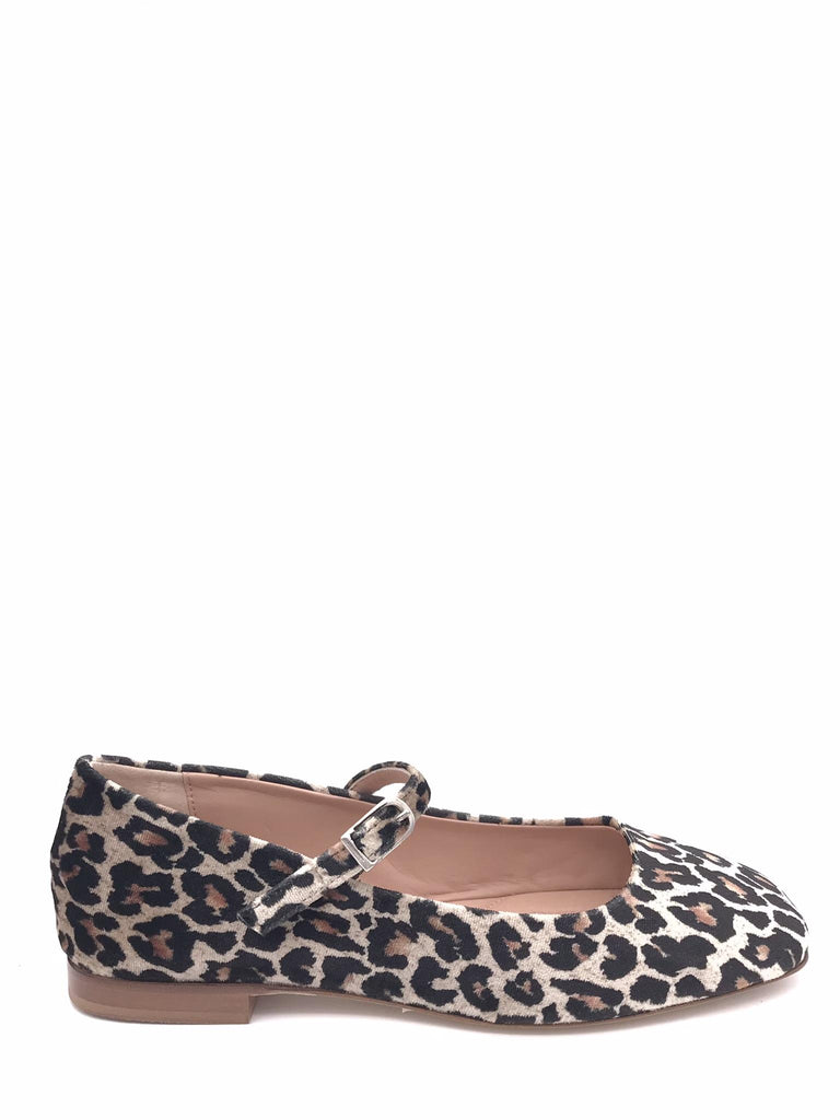 Ballerina donna cinturino velluto leopardato NA11 LEOPARDATO ZULIAN 