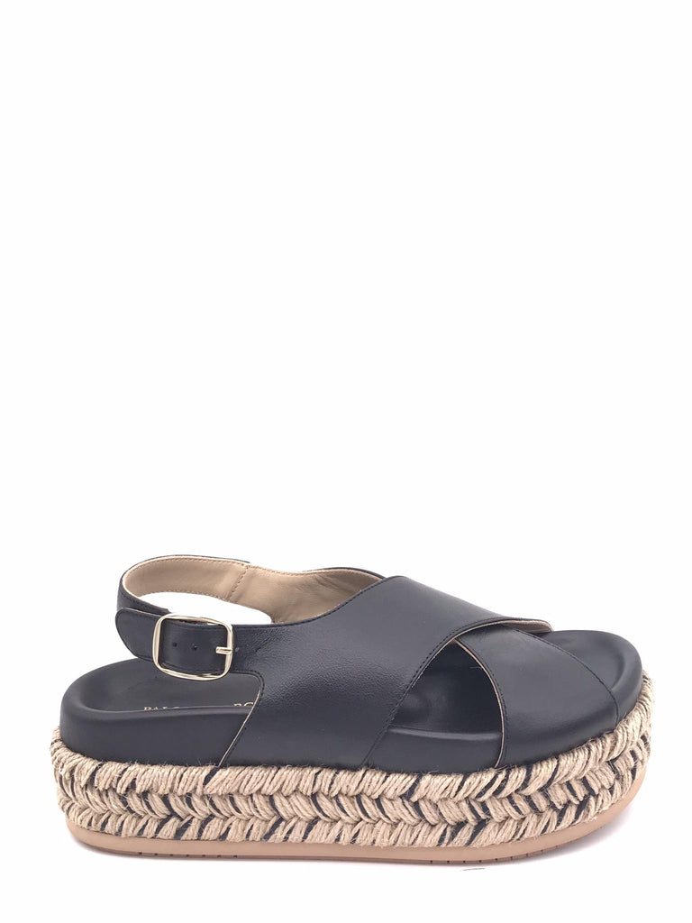 Sandalo Francia in nappa nera 24-2705 NERO PALOMA BARCELO' 