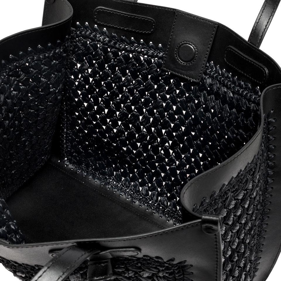 Borsa Marcella raffia nera BS11710 NERO GIANNI CHIARINI 