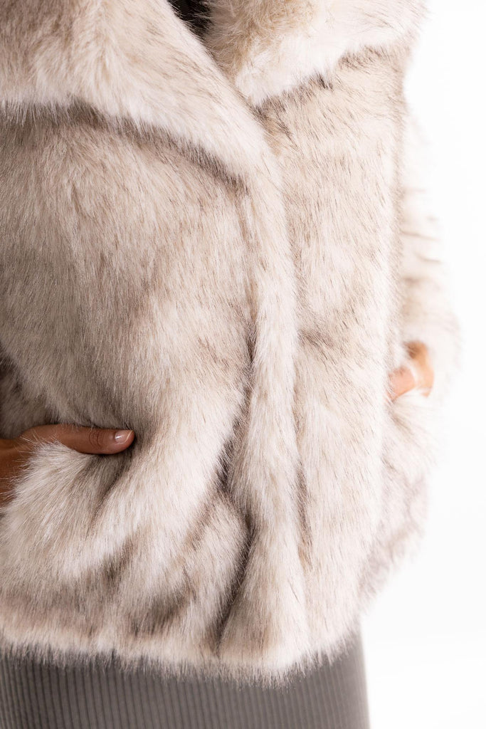 Eco-pelliccia Fervore grigia 25244560122 GRIGIO MARELLA 