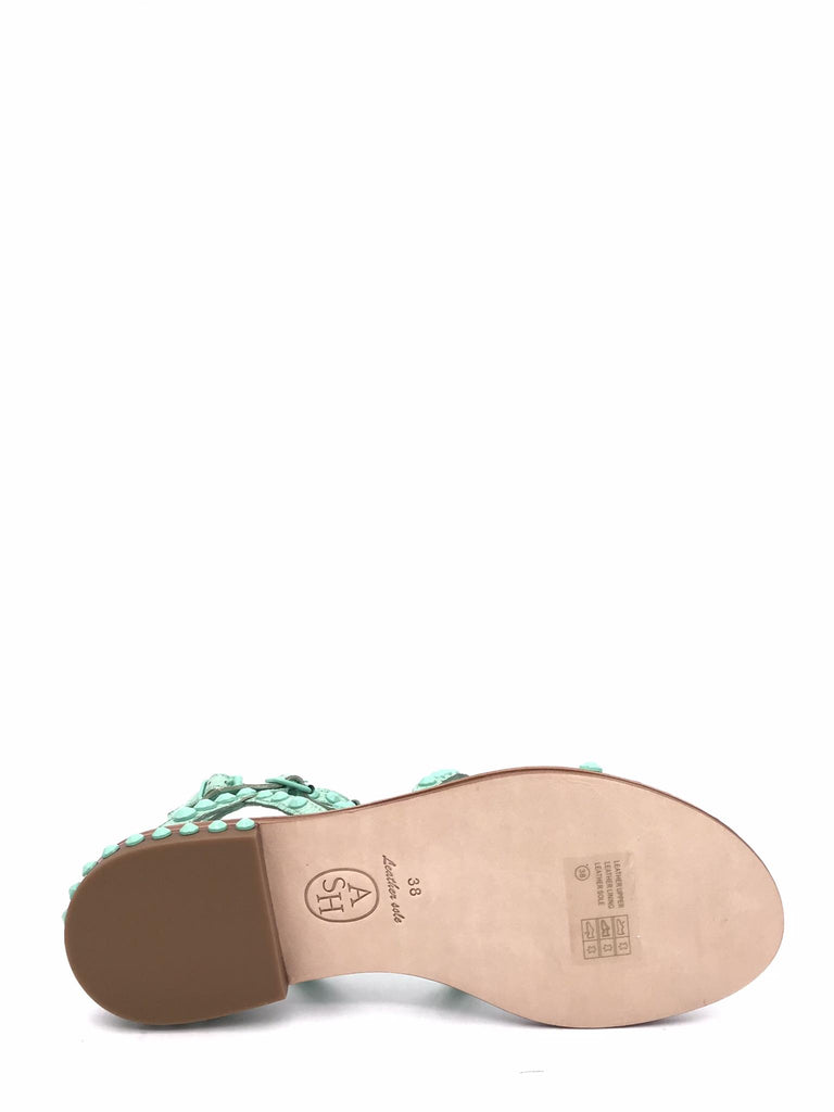 Sandalo Precious bis verde acqua 130289 ACQUA ASH 